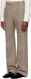 Valentino Beige Rolled Cuff Trousers