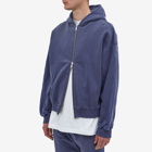 Cole Buxton Men's Zip Hoody in Washed Navy