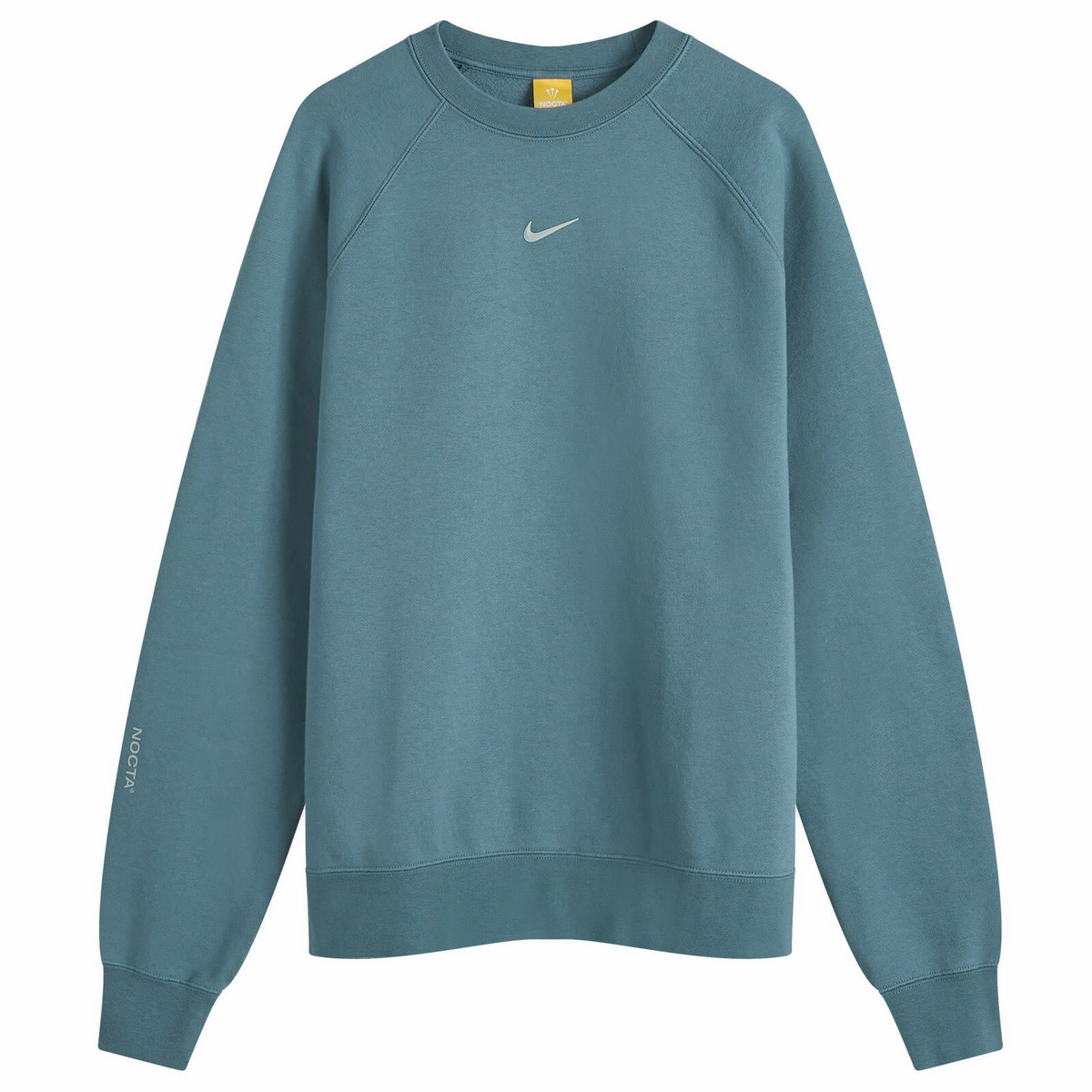 Nike Nocta Cardinal Stock Fleece Crew Sweat in Mineral Slate/Faded  Spruce/Mica Green Nike