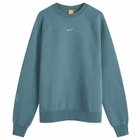 Nike Nocta Cardinal Stock Fleece Crew Sweat in Mineral Slate/Faded Spruce/Mica Green