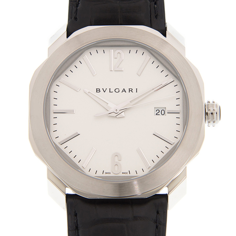 Bvlgari Octo Roma Automatic White Dial Watch OC41C6SLD