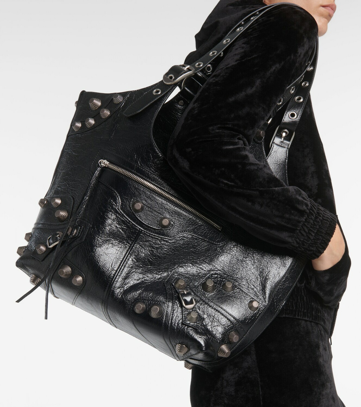 Balenciaga Le Cagole Medium leather tote bag Balenciaga