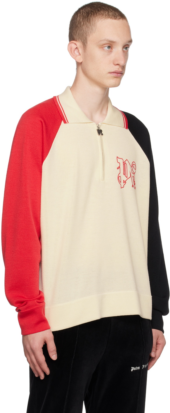 Palm Angels Off-White MoneyGram Haas F1 Edition 'Racing' Monogram Sweatshirt