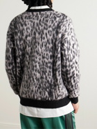Wacko Maria - Leopard-Jacquard Sweater - Pink