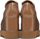 Stella McCartney Black Limited Edition Elyse Monochrome Platform Derbys