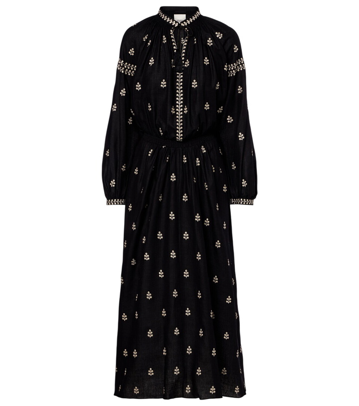 Photo: Isabel Marant Rodilia embroidered silk maxi dress