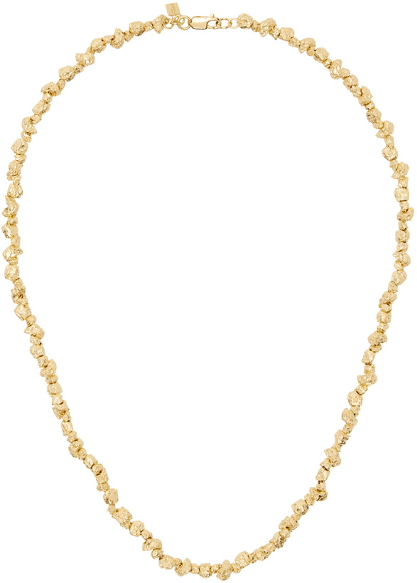 Photo: Veneda Carter SSENSE Exclusive Gold VC005 Signature Chain Necklace