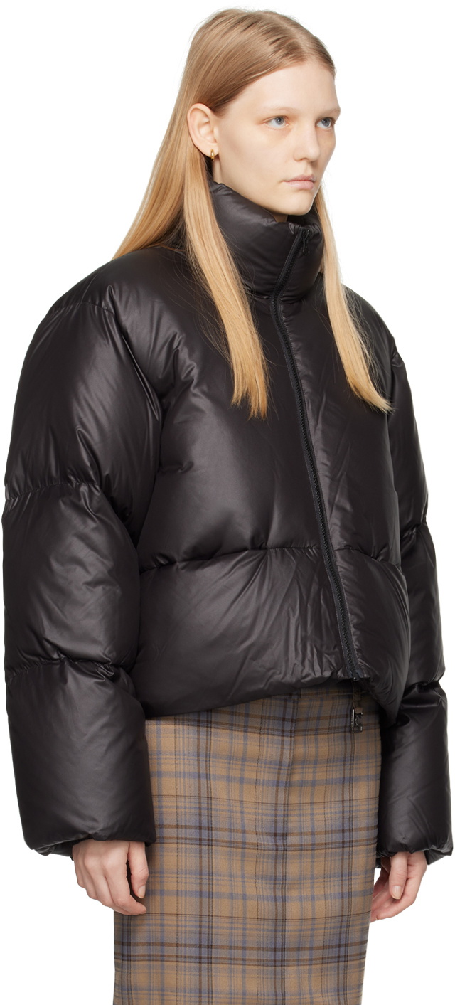 LOW CLASSIC Black Volume Down Jacket Low Classic