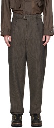 Engineered Garments Brown Carlyle Trousers
