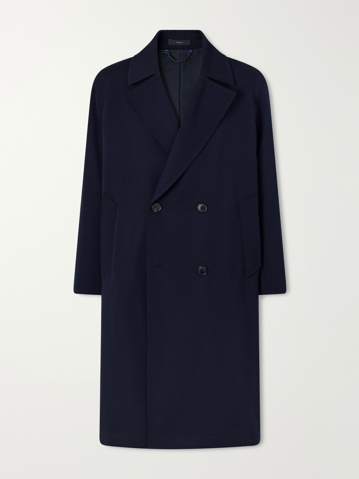 Paul Smith - Double-Breasted Wool-Twill Coat - Blue