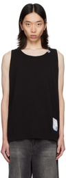 Maison MIHARA YASUHIRO Black Scoop Neck Tank Top