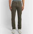 Loro Piana - Slim-Fit Stretch-Denim Jeans - Green