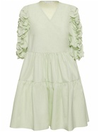 CECILIE BAHNSEN - Vermont Cotton 3/4 Sleeve Mini Dress