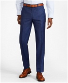 Brooks Brothers Men's Milano Fit Sharkskin 1818 Suit | Blue