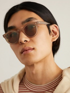 Mr P. - Cubitts Herbrand Round-Frame Acetate Sunglasses