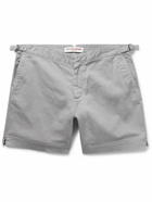 Orlebar Brown - Bulldog Slim-Fit Cotton-Blend Twill Shorts - Gray