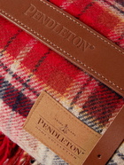 Pendleton - Checked Virgin Wool Fringed Blanket