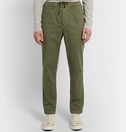 Alex Mill - Slim-Fit Stretch-Cotton Twill Drawstring Trousers - Green