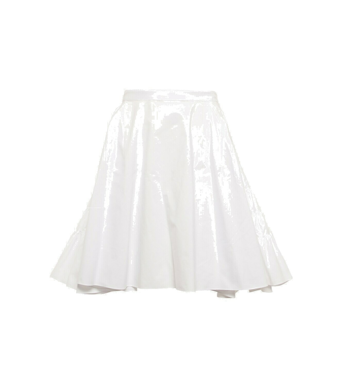 スカート ALAIA LINEN AND COTTON SKIRT Asymmetric cotton and linen maxi skirt in white - Alaia