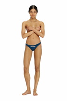 Diesel Cotton Brazilian briefs with denim effect - Strings Womens in Blue