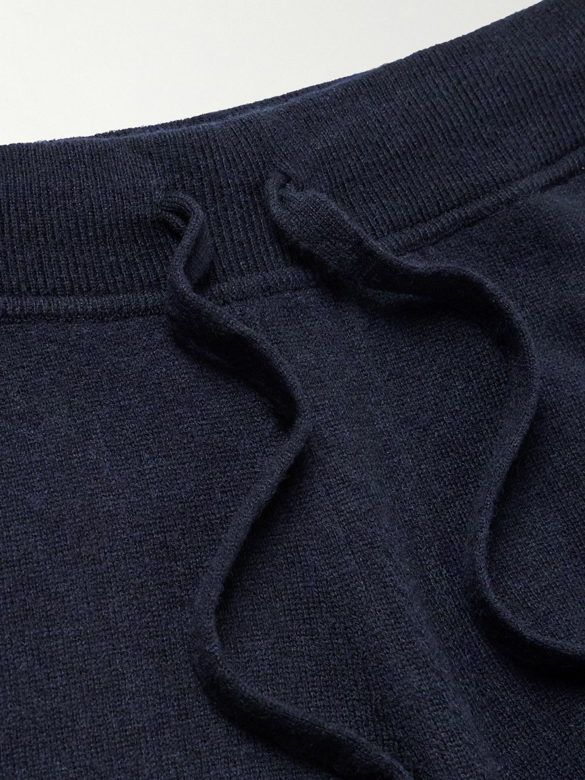 Allude - Tapered Wool and Cashmere-Blend Sweatpants - Blue