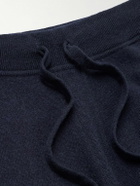 Allude - Tapered Wool and Cashmere-Blend Sweatpants - Blue