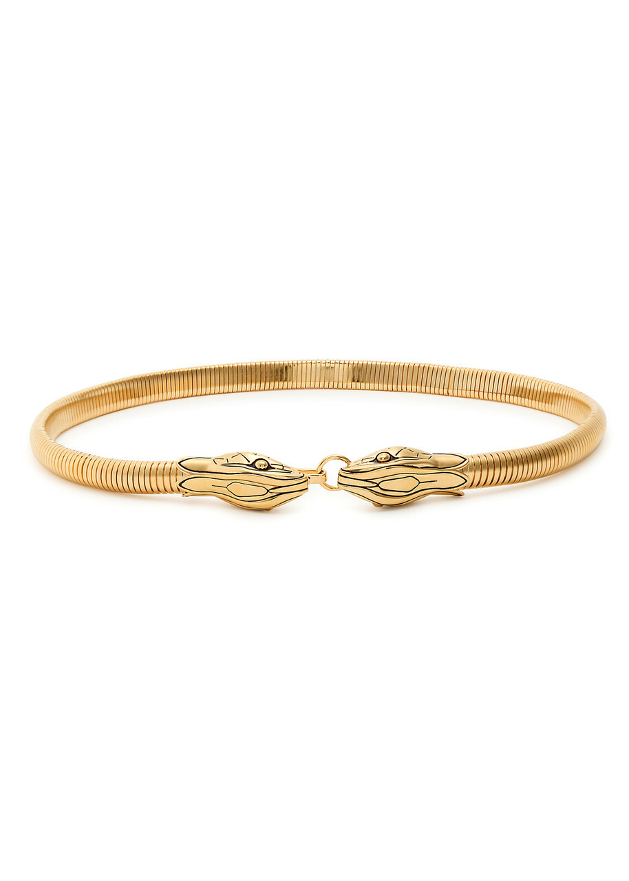 Chloe The Chloé Snake Metal Belt Gold