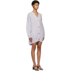 DRAE SSENSE Exclusive Purple Cardigan Dress