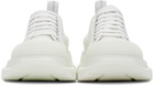 Alexander McQueen White Tread Slick Platform Low Sneakers
