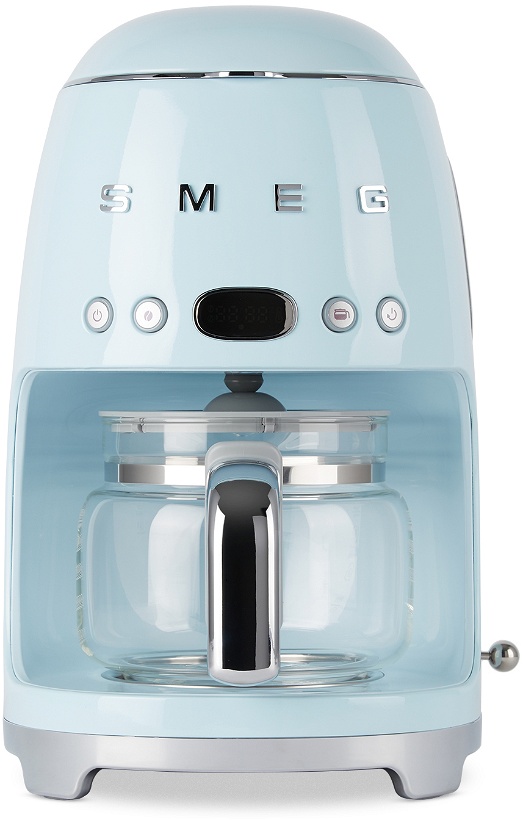 Photo: SMEG Blue Retro-Style Drip Coffee Maker, 1.2 L