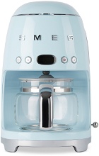 SMEG Blue Retro-Style Drip Coffee Maker, 1.2 L