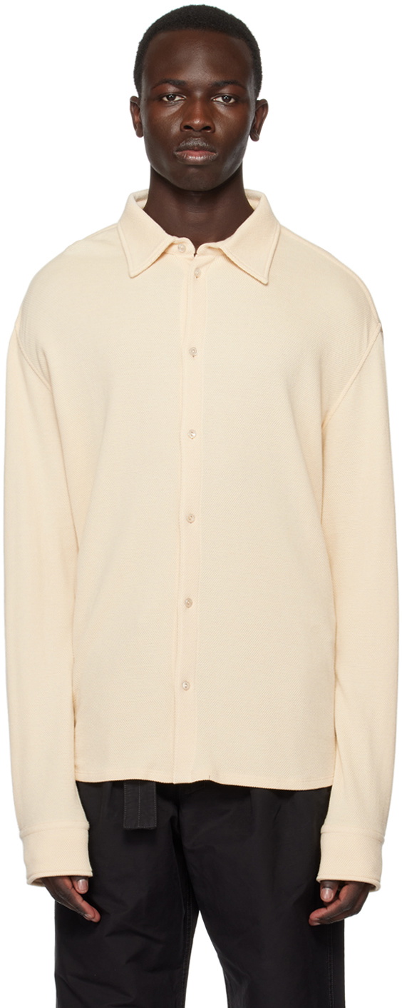 Agnona Off-White Button-Up Shirt Agnona