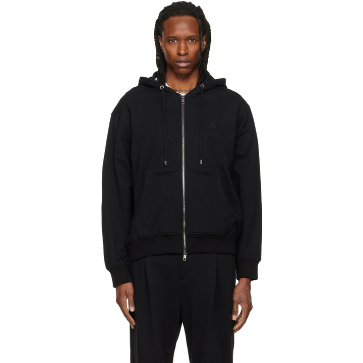 Photo: WOOYOUNGMI Black Zip Hoodie