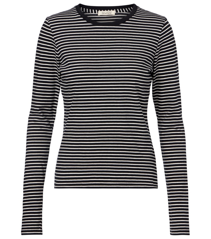 Photo: Nili Lotan Simone striped cotton jersey T-shirt