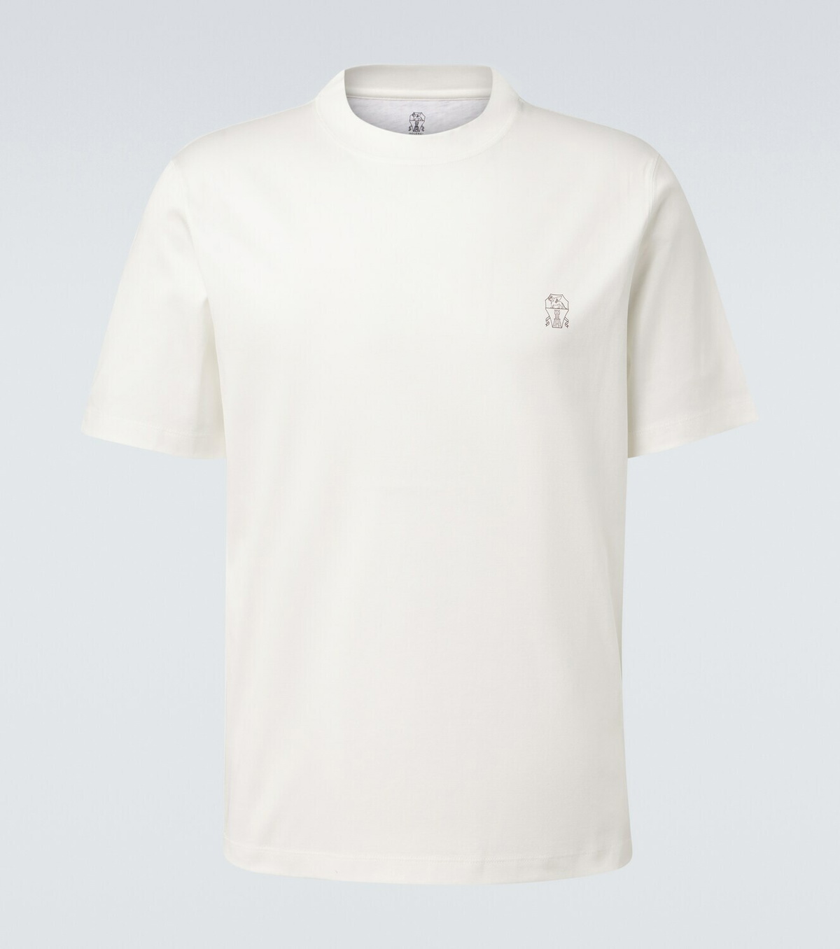 Brunello Cucinelli Logo cotton jersey T-shirt