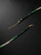 JIA JIA - Arizona Ombré Gold Emerald Necklace
