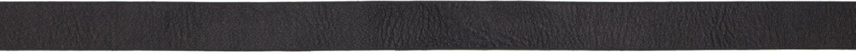 Serapis Black Leather Belt