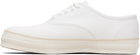 Comme des Garçons Comme des Garçons White Low Profile Sneakers