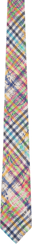 Photo: Vivienne Westwood Multicolor 7cm 'Orb Graffiti' Tie