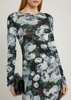 Stella Mccartney Bunch of Roses Floral-print Mesh Maxi Dress Multicoloured 1