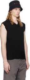 Marni Black V-Neck Vest