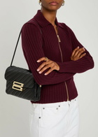 Victoria Beckham Dorian Textured Leather Shoulder bag - Black - One Size