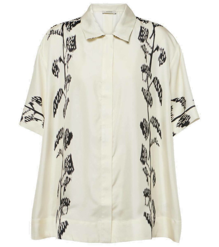 Photo: Asceno Montauk silk twill Bowling shirt