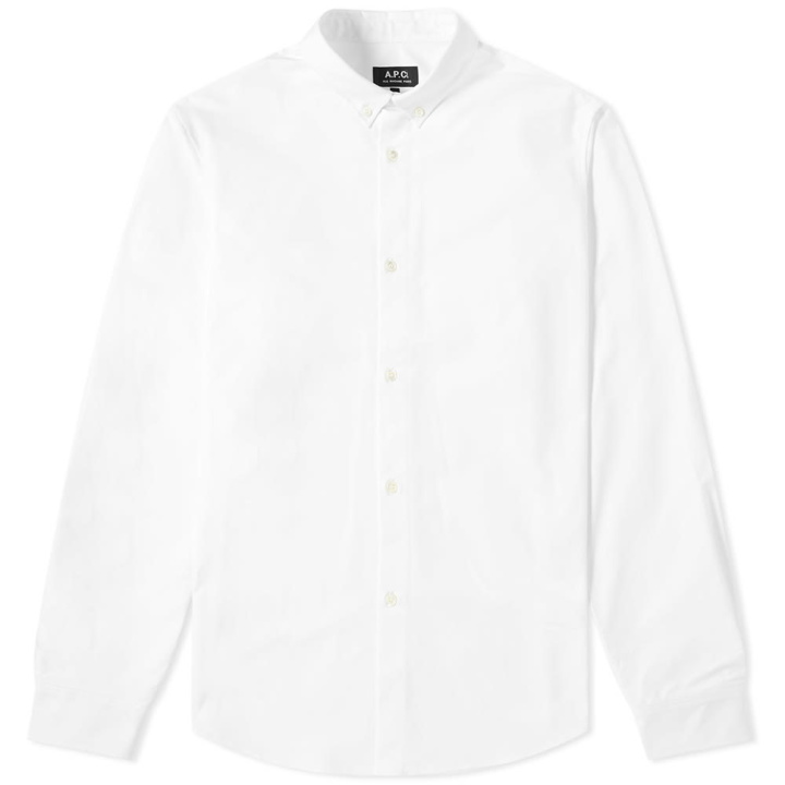 Photo: A.P.C. Button Down Oxford Shirt White