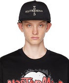 mastermind WORLD Black Embroidered Cap