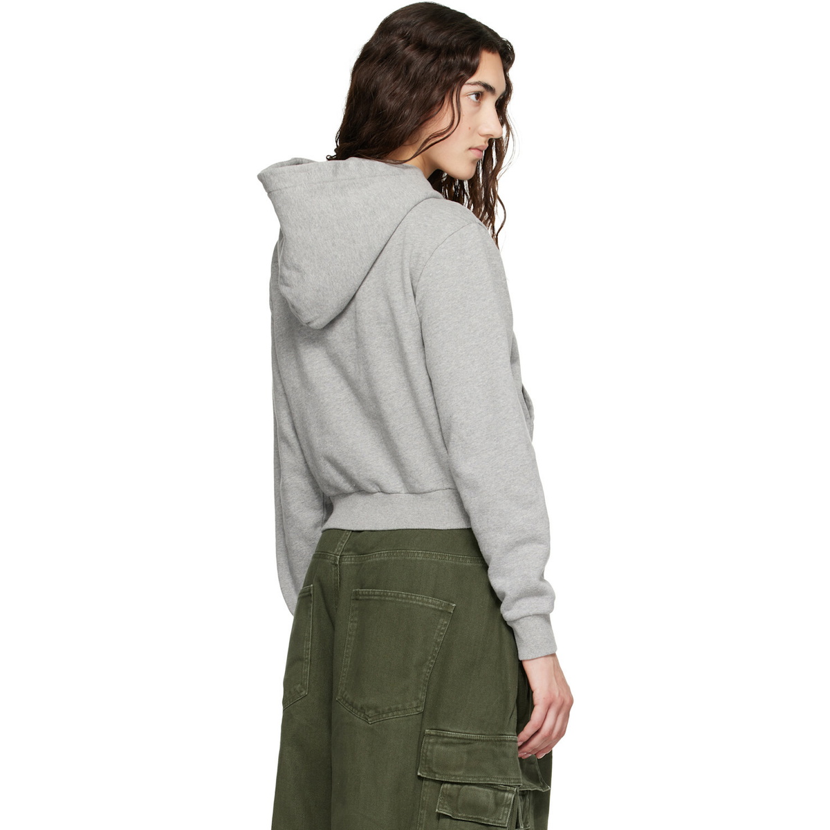 ABRA Gray Cardigan Hoodie