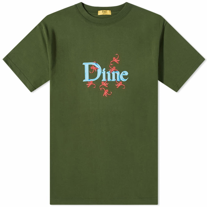 Photo: Dime Men's Classic Monke T-Shirt in Dark Olive