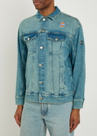 AN-Y1 Star Panelled Stretch-denim Jacket - One Size