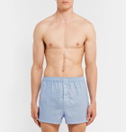 Derek Rose - Barker Puppytooth Cotton Boxer Shorts - Men - Blue