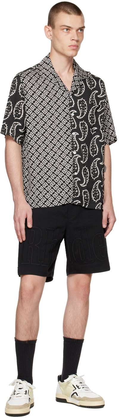 Rhude Black Graphic Shirt